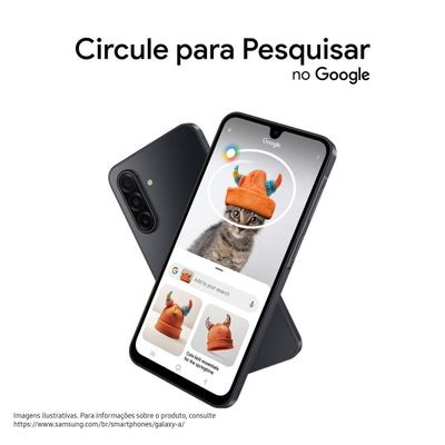 Smartphone Samsung Galaxy A17 5G 128GB 6,7” Super AMOLED Câmera Tripla 50MP IA Gemini Azul