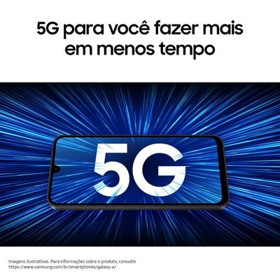 Smartphone Samsung Galaxy A17 5G 128GB 6,7 Super AMOLED Câmera Tripla 50MP IA Gemini Azul