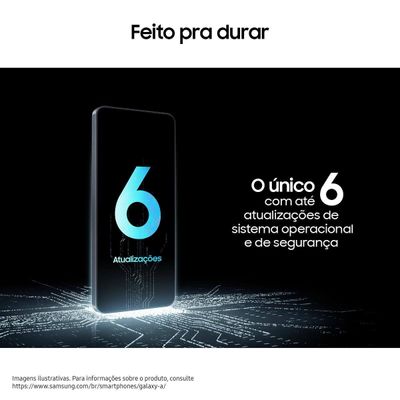 Smartphone Samsung Galaxy A17 5G 128GB 6,7 Super AMOLED Câmera Tripla 50MP IA Gemini Azul