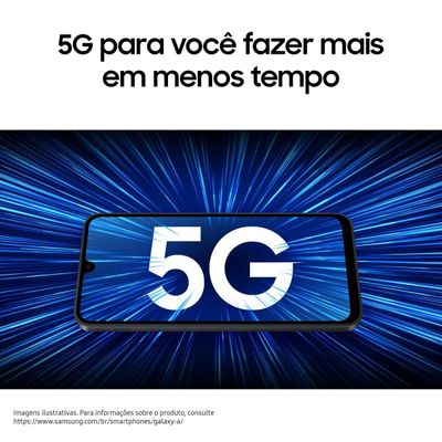 Smartphone Samsung Galaxy A17 5G 256GB 6,7” Super AMOLED Câmera Tripla 50MP IA Gemini Azul