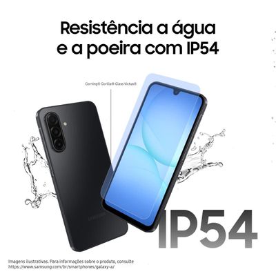 Smartphone Samsung Galaxy A17 5G 256GB 6,7” Super AMOLED Câmera Tripla 50MP IA Gemini Azul