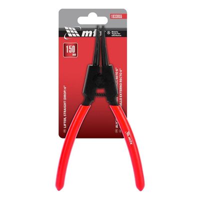 Alicate Para Anéis Bico Reto 6pol 150mm Aço Carbono Mtx