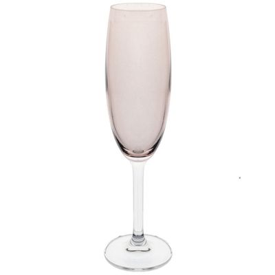 Conjunto de Taças para Champanhe Bohemia Gastro 220ml Fumê - 6 Peças