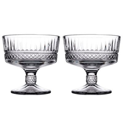Conjunto de Taças para Sobremesa Pasabahce Elysia em Vidro 250ml - 2 Peças