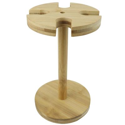 Conjunto de Facas para Queijo Dynasty em Inox e Suporte em Bambum - 4 peças