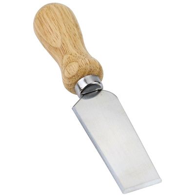 Conjunto de Facas para Queijo Dynasty em Inox e Suporte em Bambum - 4 peças