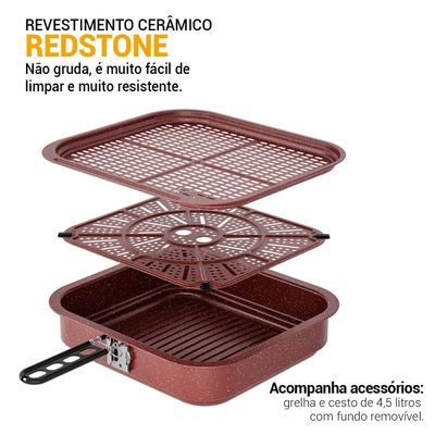 Air Fryer Oven Philco 15L Dupla Resistência 1800W PAF15B 127V