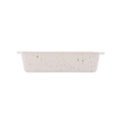 Refratário em cerâmica Wolff Mist 29x17x7cm branco matte 29403