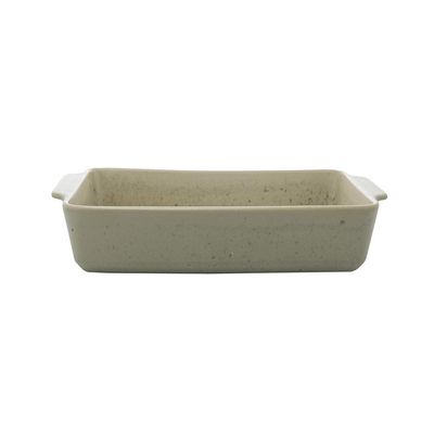 Refratário em cerâmica Wolff Mist 35x22x7cm verde matte 29412