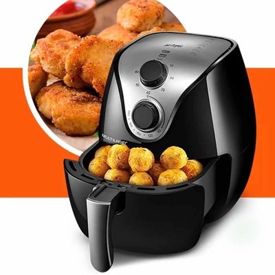 Fritadeira AirFryer Multilaser familia 4litros original CE021 127v Preto