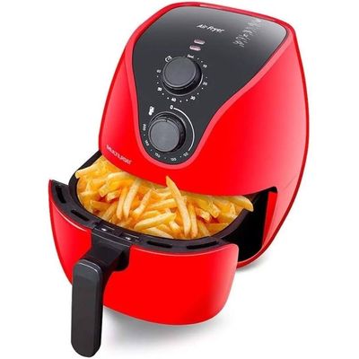 Fritadeira AirFryer Multilaser familia 4litros original  CE083 127v Vermelho
