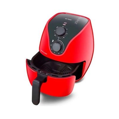 Fritadeira AirFryer Multilaser familia 4litros original  CE083 127v Vermelho