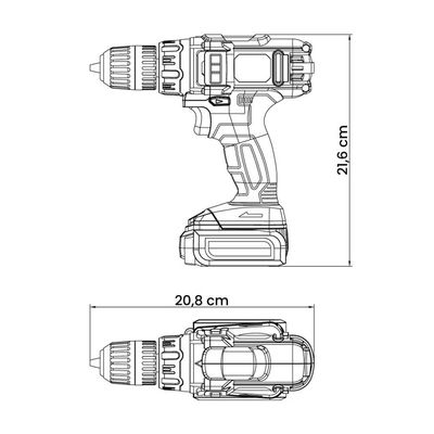 Parafusadeira Furadeira Tramontina à Bateria 12V