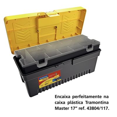 Caixa Organizadora de Ferramentas Tramontina Master em Plástico 16"