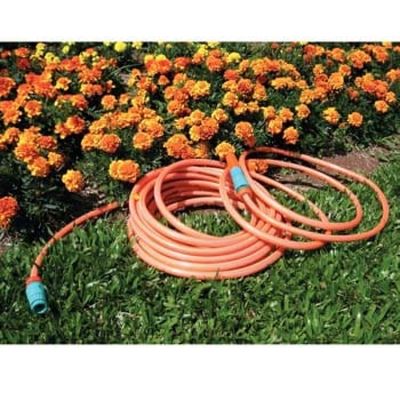 Mangueira Tramontina Super Flex de 1/2" com Engates Rápidos e Esguicho - 10m - Laranja