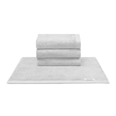 Toalha De Rosto Bouton/Buettner Algodão Egípcio 50cmx80cm Murano Prata