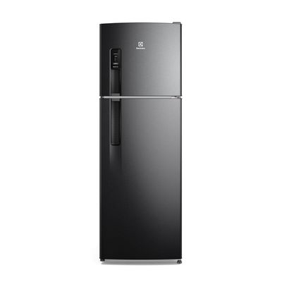 Geladeira Electrolux Frost Free 380L AutoSense Inverter Black Inox Look (IF41B) 127V