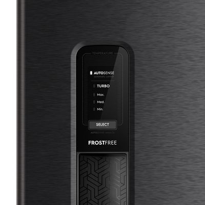 Geladeira Electrolux Frost Free 380L AutoSense Inverter Black Inox Look (IF41B) 127V