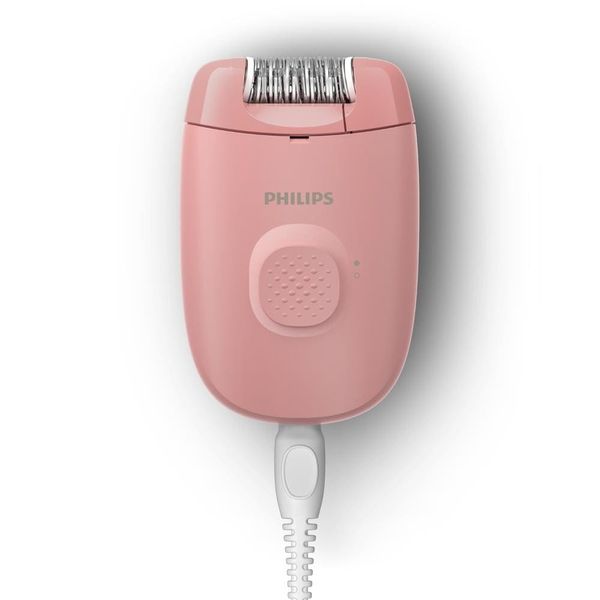 Depilador Philips Satinelle BRE229/00 Cabeça Lavável 2 Velocidades Capa Massageadora Banco e Rosa Bivolt