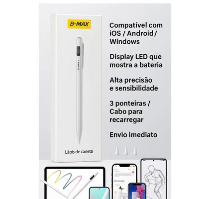 Caneta Touch Stylus de Precisão Para Celular Tablet iOS Android Windows BM-F1128