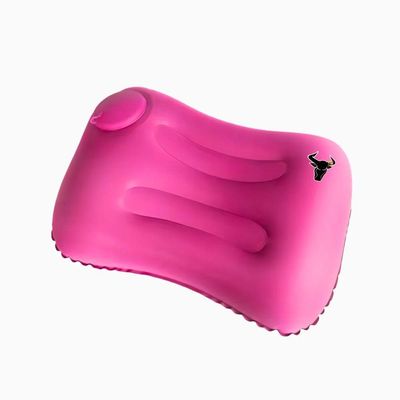 Travesseiro Almofada De Viagem Inflável E Portátil - Rosa