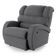 Poltrona Do Papai Reclinável Kalie Power Elétrica Massagem Fh9 Veludo Cinza - Mpozenato