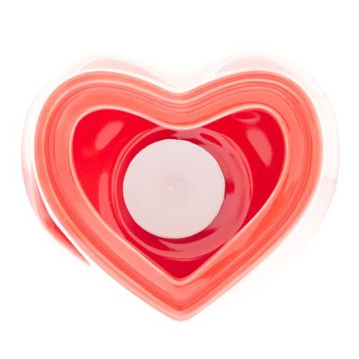 Aparelho de Fondue 4 Peças Wolff Coração para Duas Pessoas Vermelho - 400ml Vermelho