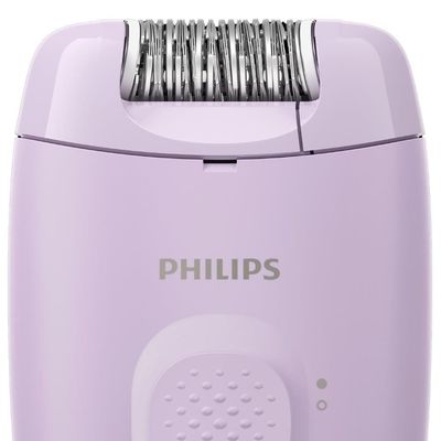 Depilador Philips Satinelle BRE237/00 Cabeça Lavável Pente Aparador Capa Massageadora Branco e Rosa Bivolt