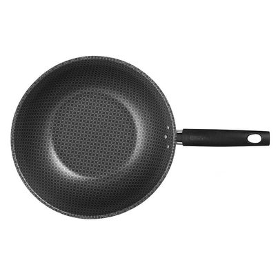 Frigideira Wok Multiflon Essencial Oriental com Revestimento Antiaderente Ultra 7 Vermelha - 24 cm