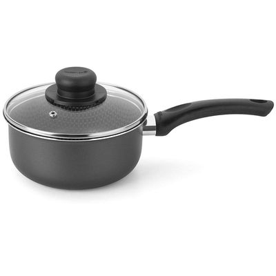 Conjunto de Panelas 7 Peças Multiflon Gourmet com Revestimento Antiaderente Ultra7 e Panela de Pressão - Preto