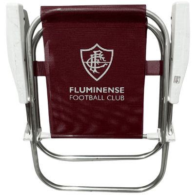 Cadeira De Praia Varanda Alta Fixa Fluminense Verm 90kg