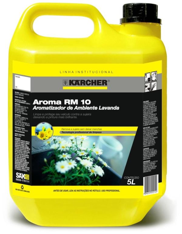 Detergente Limpador Perfumado RM 10 Lavanda - 5 Litros Karcher