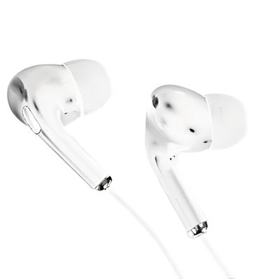 Fone de Ouvido Som Estéreo Conexão P2 cabo 120cm A-08 Branco