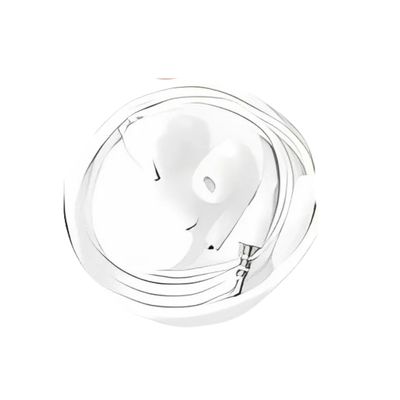 Fone de Ouvido Som Estéreo Conexão P2 cabo 120cm A-08 Branco
