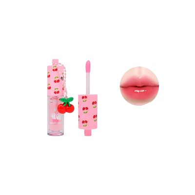 Gloss Labial Cereja Magic Chaveiro Lábio Maquiagem - Gloss Mágico Aroma Cereja