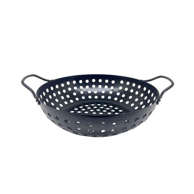 Wok Grill para Churrasqueira com Antiaderente Preta
