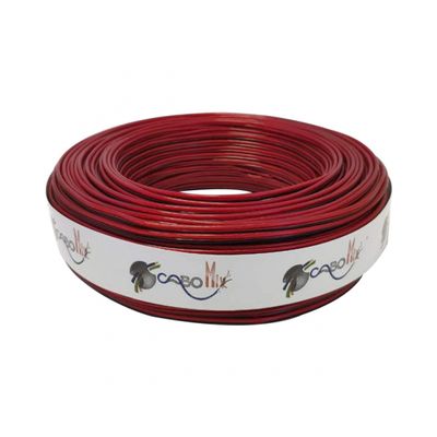 Fio Som Bicolor 2X18-0,75 100M Alum Cobreado