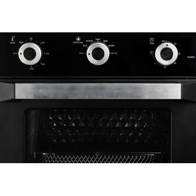 FORNO HAMILTON BEACH AIR FRYER ELÉTRICO COM TIMER 20L PRETO 127V