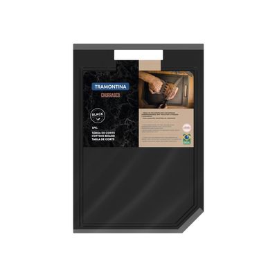 Tabua de Corte Tramontina Churrasco Black Polipropileno