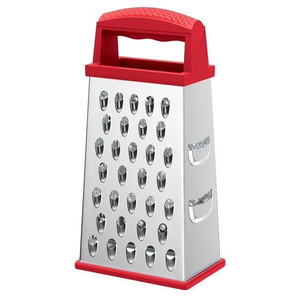 Ralador 4 Faces 6 Inox Euro Home - Vermelho