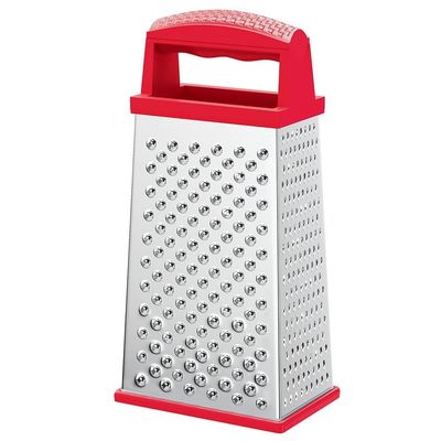 Ralador 4 Faces 6 Inox Euro Home - Vermelho