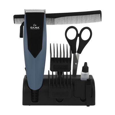 Máquina de Cortar Cabelo GA.MA Italy GM Master 4 Pentes - Preto e Azul Azul,Preto / 110