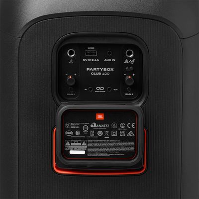 Caixa de Som JBL PartyBox Club 120 Bluetooth 160W Bateria 12h Preta