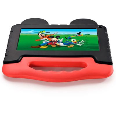 Tablet Infantil Multi Mickey NB413 Wi-Fi, Tela de 7”, 64GB, 4GB de RAM*, Android 13 Go, Processador Quad- Core