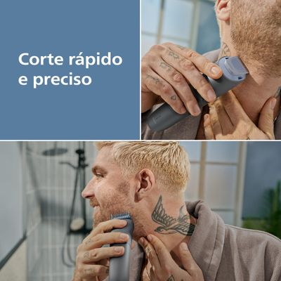 Aparador de Barba Philips BT3617/15 Lâmina Auto Afiável Preto Bivolt