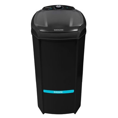 Tanquinho Suggar 15Kg Lavamax Eco LE1521PR com Dispenser Para Sabão e Desligamento Automático Preto / 110v