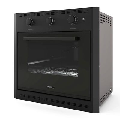 Forno Elétrico de Embutir Nardelli 60 litros Preto / 110v