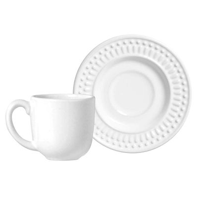 Aparelho de Jantar, Café e Sobremesa Porto Brasil Ravenna Roma 61089 - 20 Peças