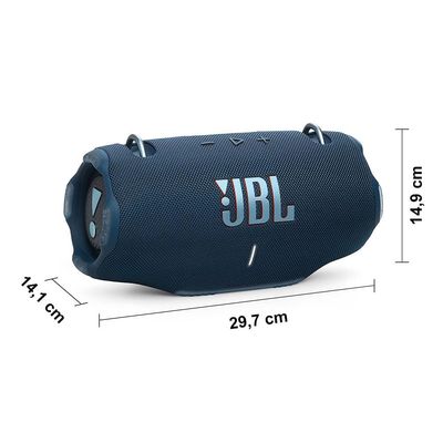 Caixa de Som Portátil JBL XTREME 4 com 30 W RMS + 2 Tweeters, Bluetooth 5.3 e Resistência à Água IP67 - Azul