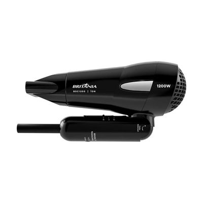 Secador de Cabelos Britânia BSC1200 com Tourmaline Íon Bivolt - 1200W